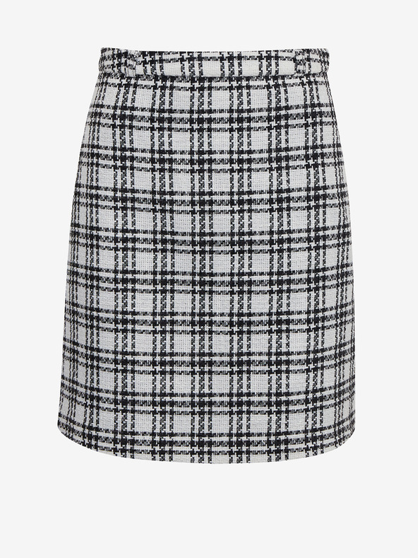 Orsay Черно-бяла дамска пола на каре ORSAY