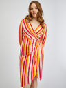Orsay Червено-оранжева дамска рокля на райе ORSAY