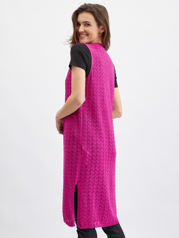 Orsay Розова дамска жилетка без ръкав ORSAY