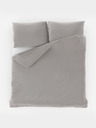 Kvalitex Сатенено френско спално бельо LUXURY COLLECTION 1+2, 220x200, 70x90см светлосиво
