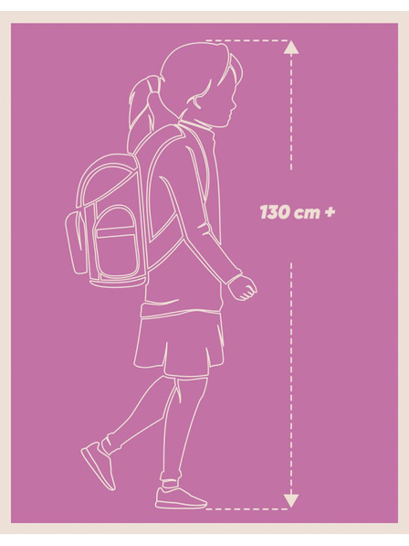 BAAGL  Розов училищен комплект - раница, моливник, чанта Baagl Core Painting