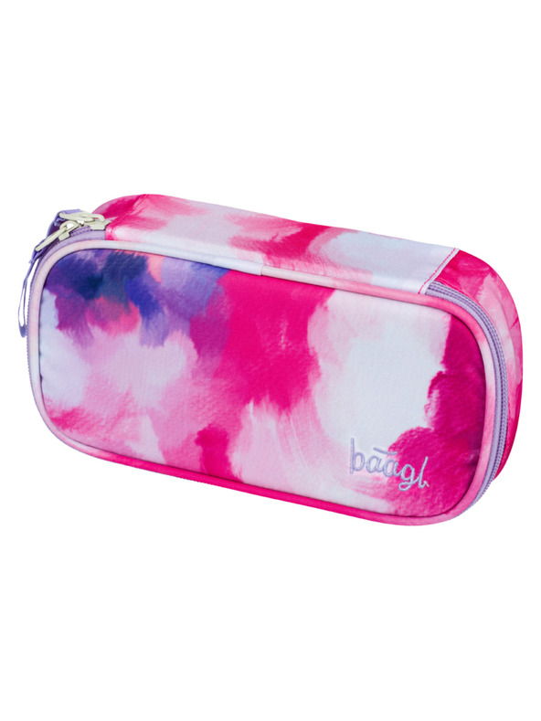 BAAGL  Розов училищен комплект - раница, моливник, чанта Baagl Core Painting