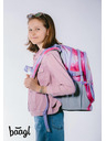 BAAGL  Розов училищен комплект - раница, моливник, чанта Baagl Core Painting