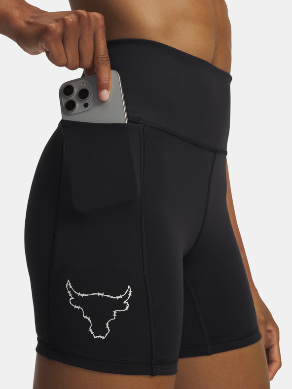 Under Armour Дамски къси панталони Under Armour Pjt Rck Middie Short-BLK