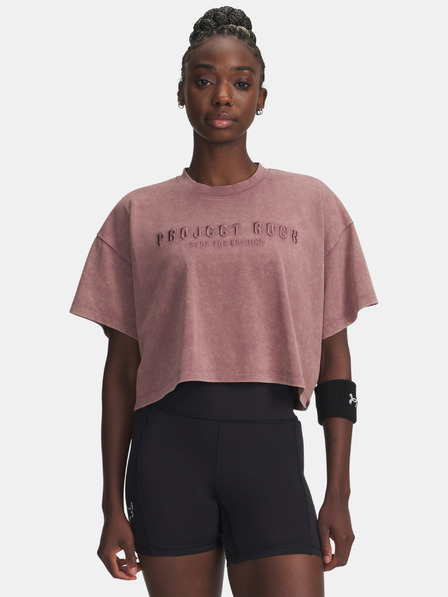 Under Armour Дамска тениска Under Armour Pjt Rck Statement Graphic SS-MRN