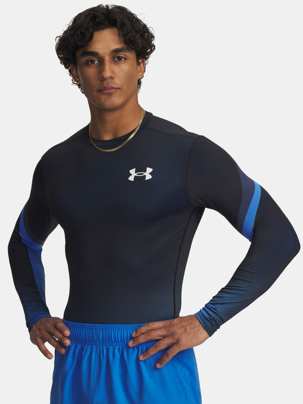 Under Armour Мъжка тениска Under Armour UA Heatgear Sub Crew LS-BLU