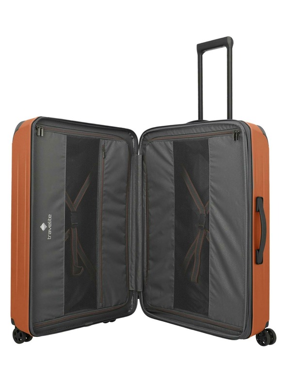 Travelite Пътнически куфар Travelite Dynamiic L exp Copper