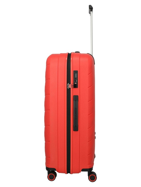 Travelite Пътнически куфар Travelite Burano L Raspberry
