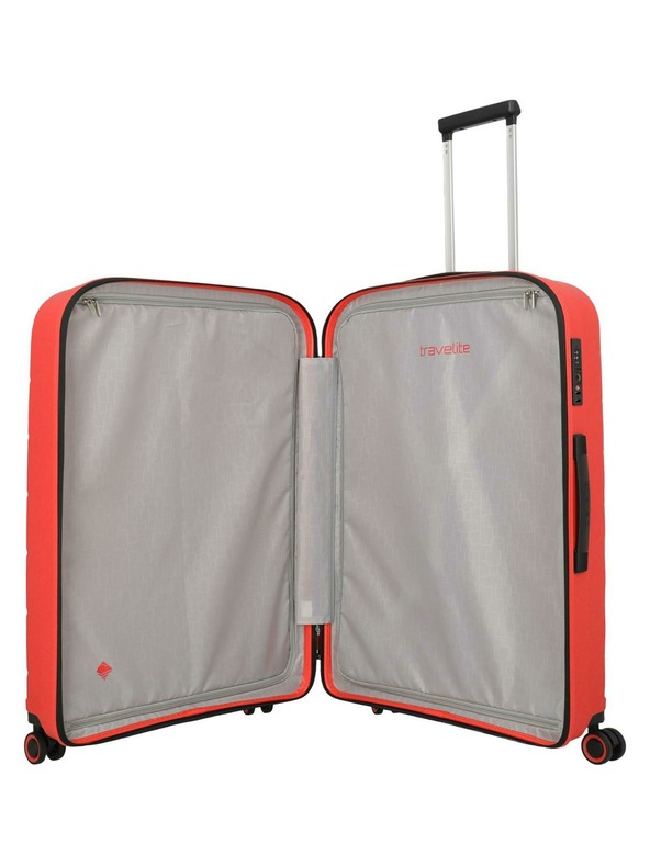 Travelite Пътнически куфар Travelite Burano L Raspberry