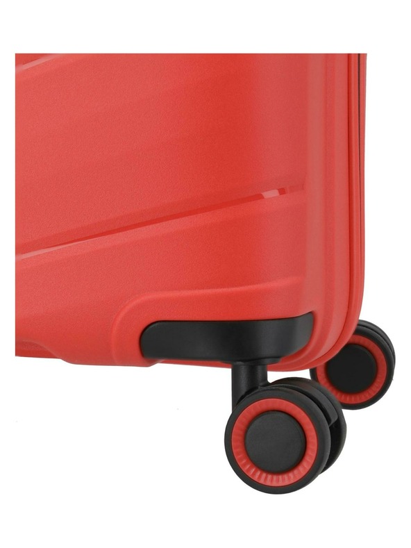Travelite Пътнически куфар Travelite Burano L Raspberry