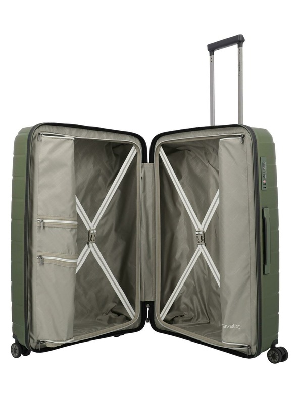 Travelite Пътнически куфар Travelite Air Base L Olive