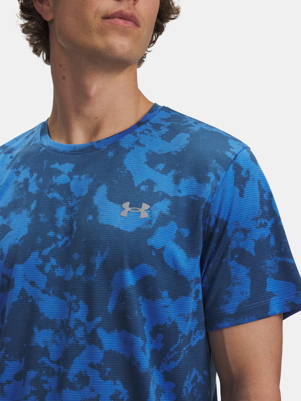 Under Armour Мъжка тениска Under Armour UA Launch Printed SS-BLU