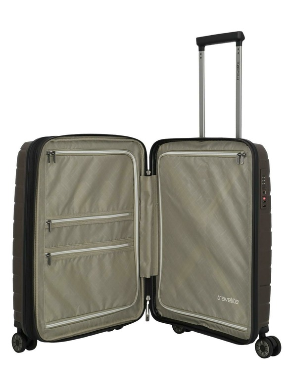 Travelite Пътен куфар Travelite Air Base S exp Coffee