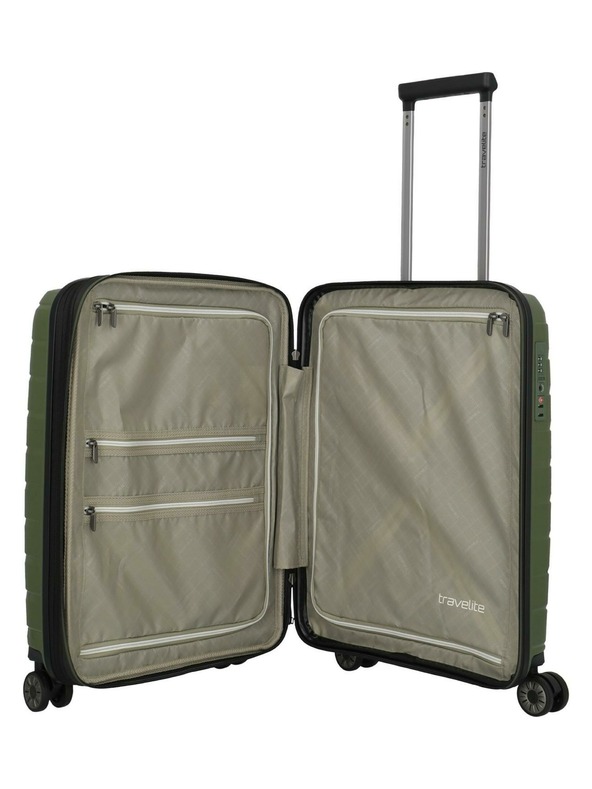 Travelite Пътен куфар Travelite Air Base S exp Olive