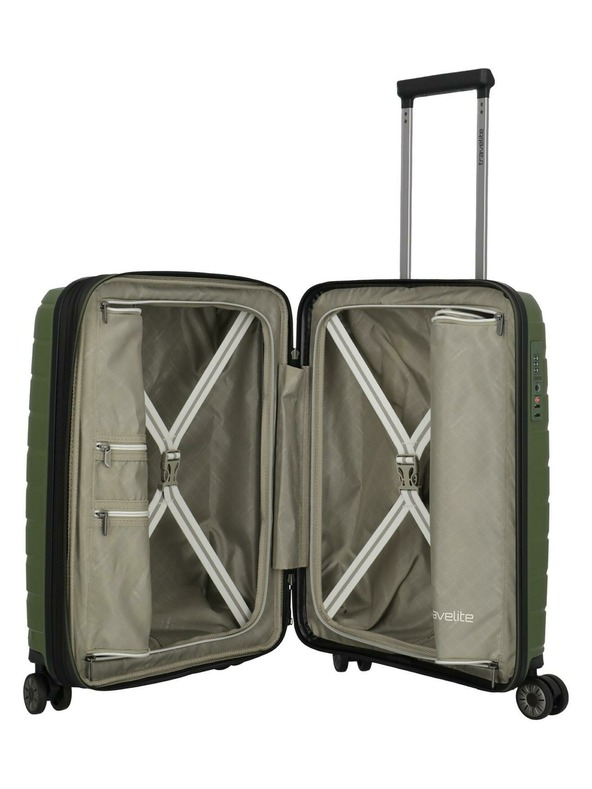 Travelite Пътен куфар Travelite Air Base S exp Olive