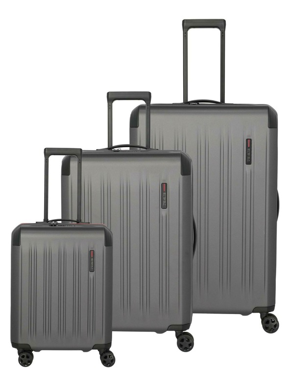 Travelite Комплект пътни куфари Travelite Dynamiic S,M,L Anthracite