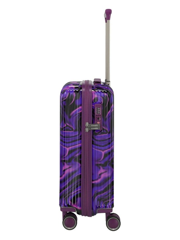 Travelite Комплект пътни куфари Travelite Lascana Edition S,M,L Purple Swirl