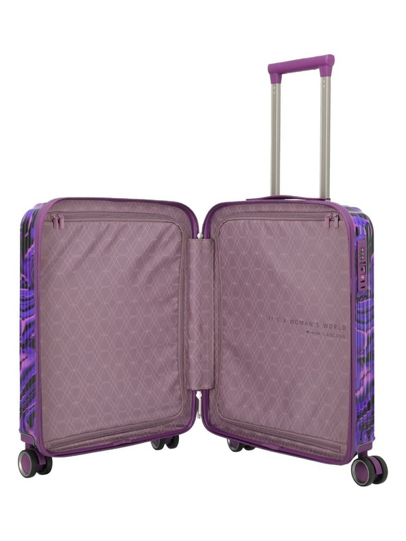 Travelite Пътен куфар Travelite Lascana Edition S Purple Swirl