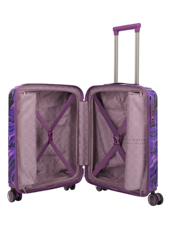 Travelite Пътен куфар Travelite Lascana Edition S Purple Swirl