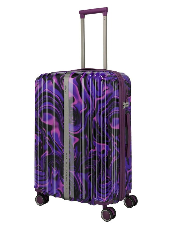 Travelite Пътен куфар Travelite Lascana Edition M Purple Swirl