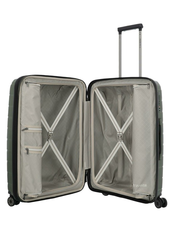 Travelite Пътнически куфар Travelite Air Base M Olive