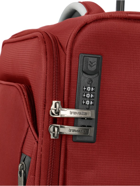 Travelite Пътнически куфар Travelite Jetpack Max 4 Cabin Red