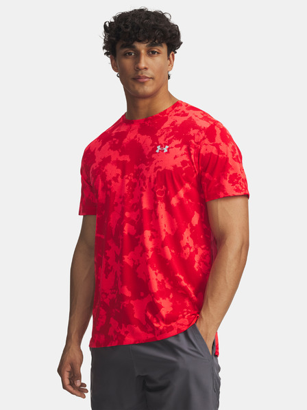 Under Armour Мъжка тениска Under Armour UA Launch Printed SS-RED