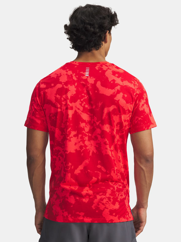 Under Armour Мъжка тениска Under Armour UA Launch Printed SS-RED