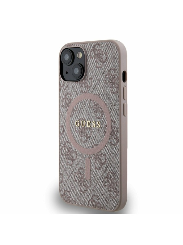 Guess Guess 4G заден калъф за iPhone 14 Pink