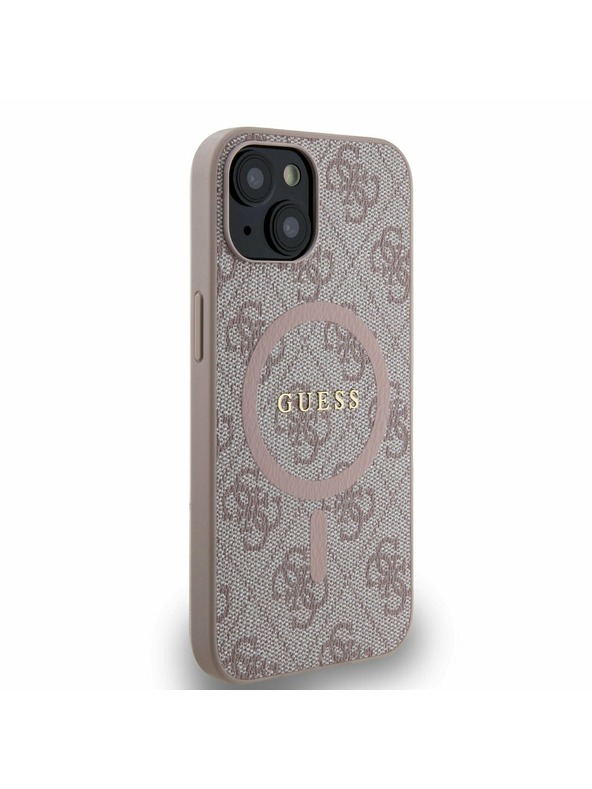 Guess Guess 4G заден калъф за iPhone 14 Pink