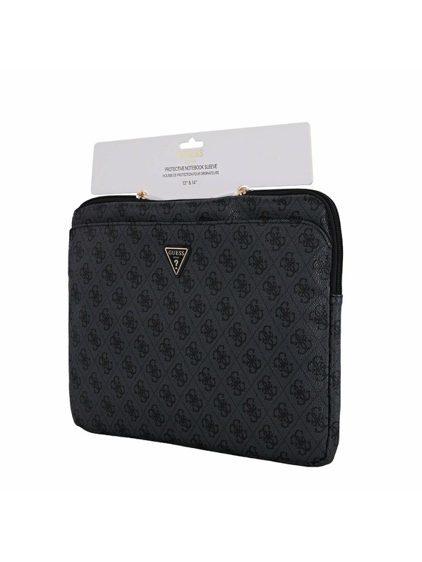 Guess Guess PU 4G Triangle Logo Калъф за лаптоп 14" Черно