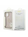 Guess Guess PU Grained 4G Logo Stand Camera Frame Заден капак за iPhone 13 Розово