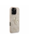 Guess Guess PU 4G Metal Logo Strap Заден капак за iPhone 16 Pro Max Розово