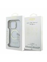 Guess Guess IML Gold Outline Stand Camera Frame MagSafe Заден капак за iPhone 16 Pro Max Прозрачно