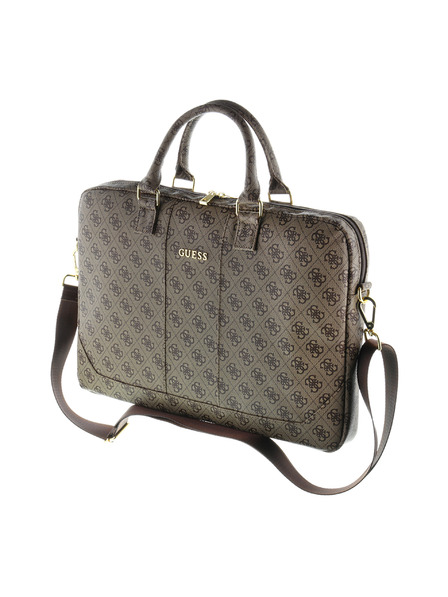 Guess Guess 4G UpTown Чанта за лаптоп 15" Кафяво