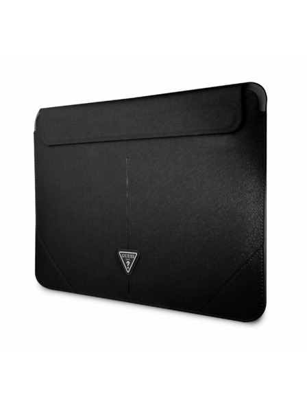 Guess Guess Saffiano Triangle Metal Logo Калъф за компютър 13/14" Черно