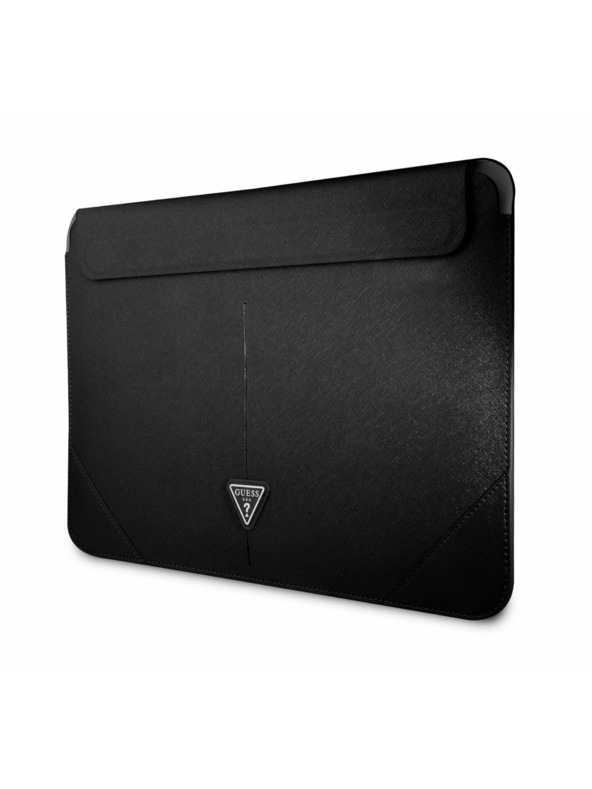 Guess Guess Saffiano Triangle Metal Logo Калъф за компютър 13/14" Черно