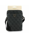 Guess Guess PU 4G Triangle Logo Чанта 8" Черно