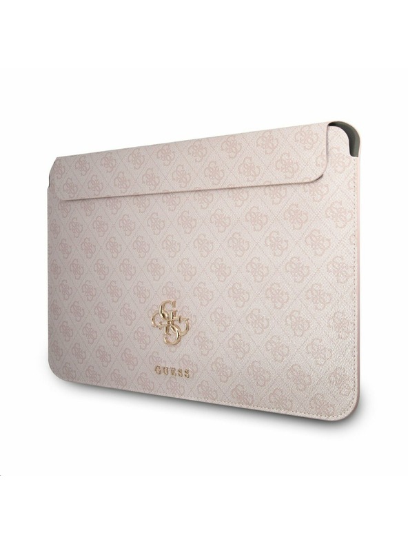 Guess Guess PU 4G Metal Logo Калъф за компютър 13" Розово