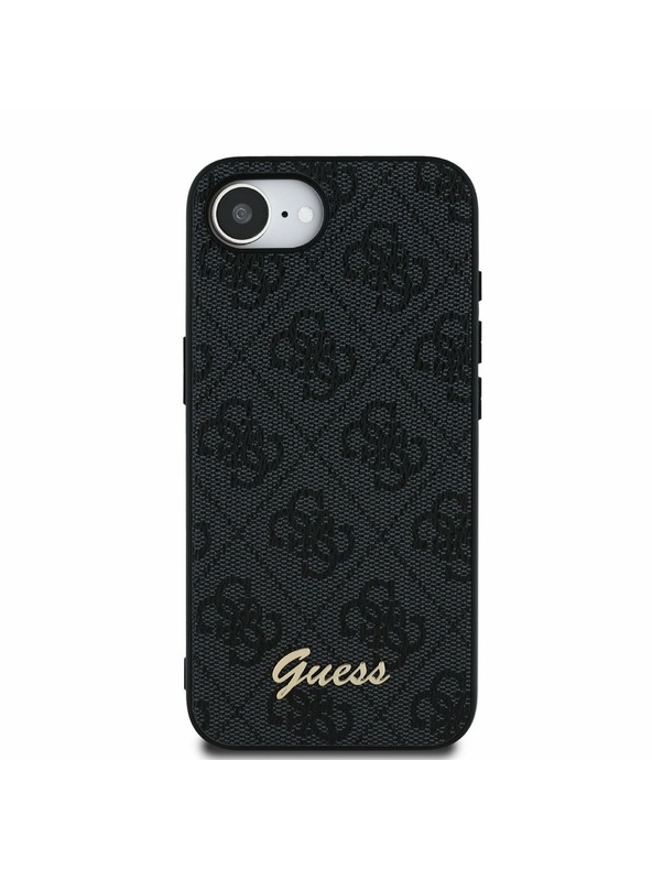 Guess Guess 4G заден калъф за iPhone 16e сив