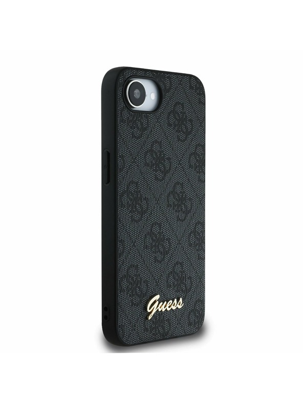 Guess Guess 4G заден калъф за iPhone 16e сив