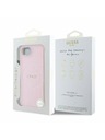 Guess Guess PU Grained Classic Logo MagSafe Заден калъф за iPhone 16e Pink
