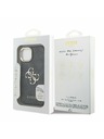 Guess Guess PU 4G Metal Logo Stand Camera Frame Заден калъф за iPhone 14 Black