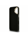 Guess Guess PU 4G Metal Logo Stand Camera Frame Заден калъф за iPhone 16 Black