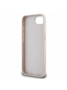 Guess Guess PU 4G Metal Logo Заден калъф за iPhone 16e Pink