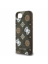 Guess Guess PU 4G Peony MagSafe Заден калъф за iPhone 16e Brown