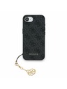 Guess Guess 4G Charm Заден калъф за iPhone 16e Tone on Tone Grey