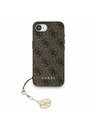 Guess Guess 4G Charm Заден капак за iPhone 16e Tone on Tone Кафяв