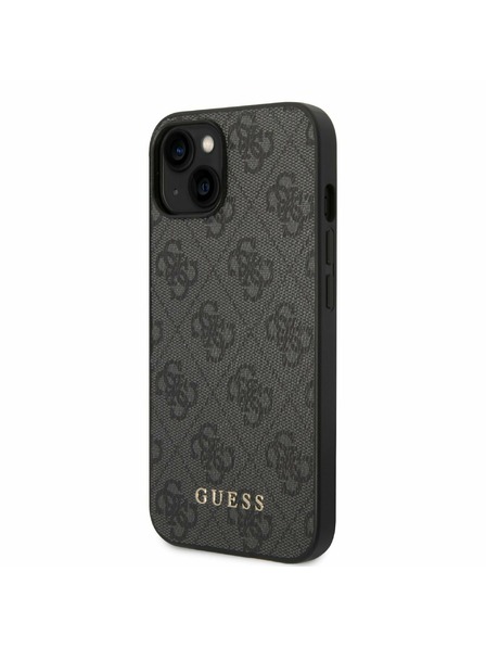 Guess Guess 4G Заден капак за iPhone 14 Кафяв