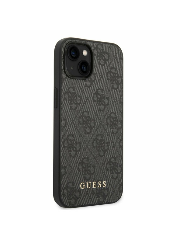 Guess Guess 4G Заден капак за iPhone 14 Кафяв
